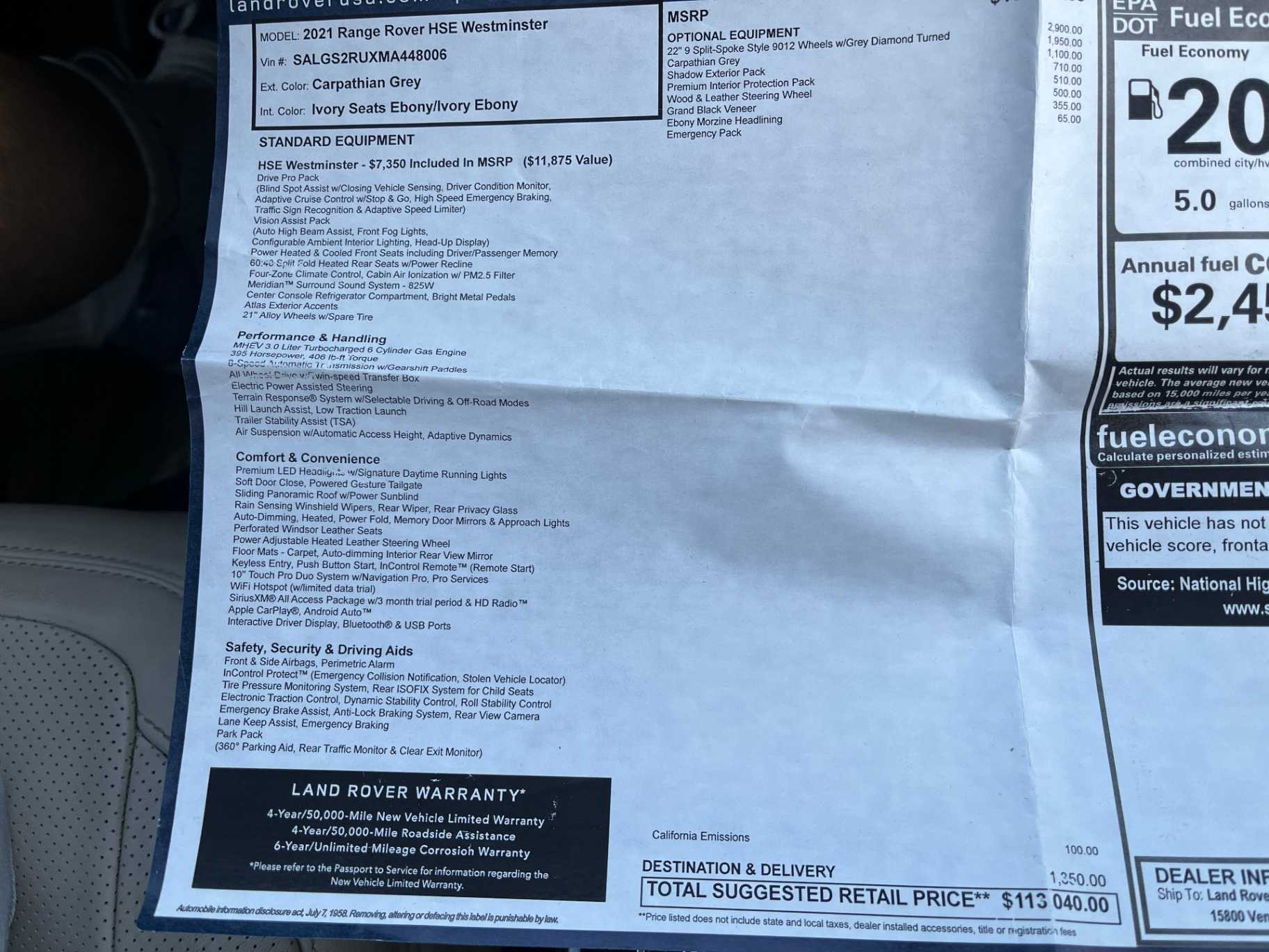 Land Rover Range Rover Image 21